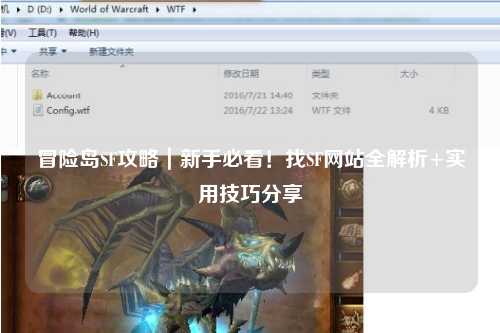 冒险岛SF攻略｜新手必看！找SF网站全解析+实用技巧分享
