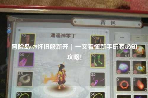 冒险岛079怀旧服新开 | 一文看懂新手玩家必知攻略!
